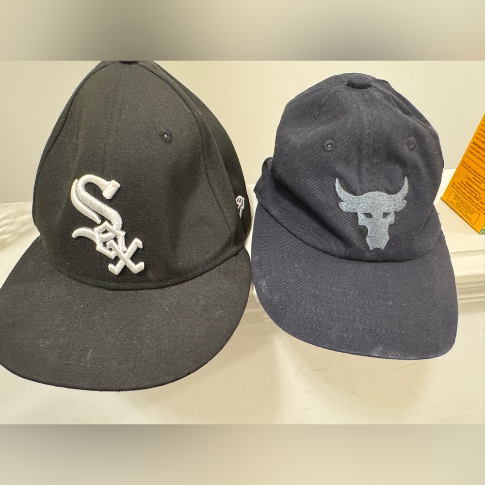 New Era Black 9FIFTY Snapback Hat bundle (2)